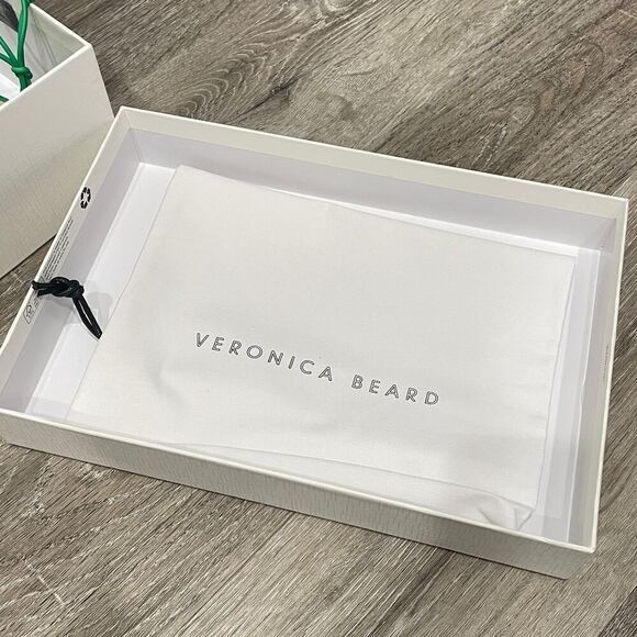 Veronica Beard Foley Ankle Tie Sandal Jungle Green NEW - Size: 8 - Picture 11 of 12